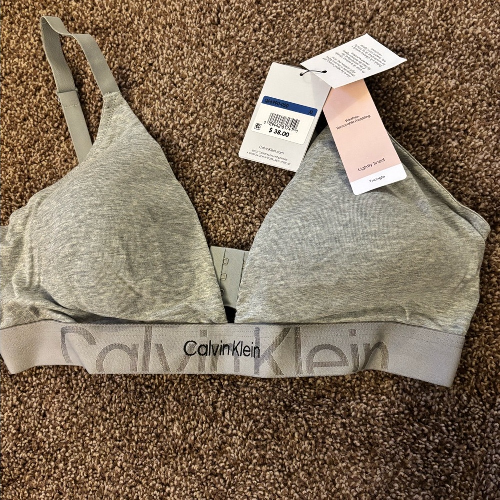 Calvin klein lightly lined triangle bra